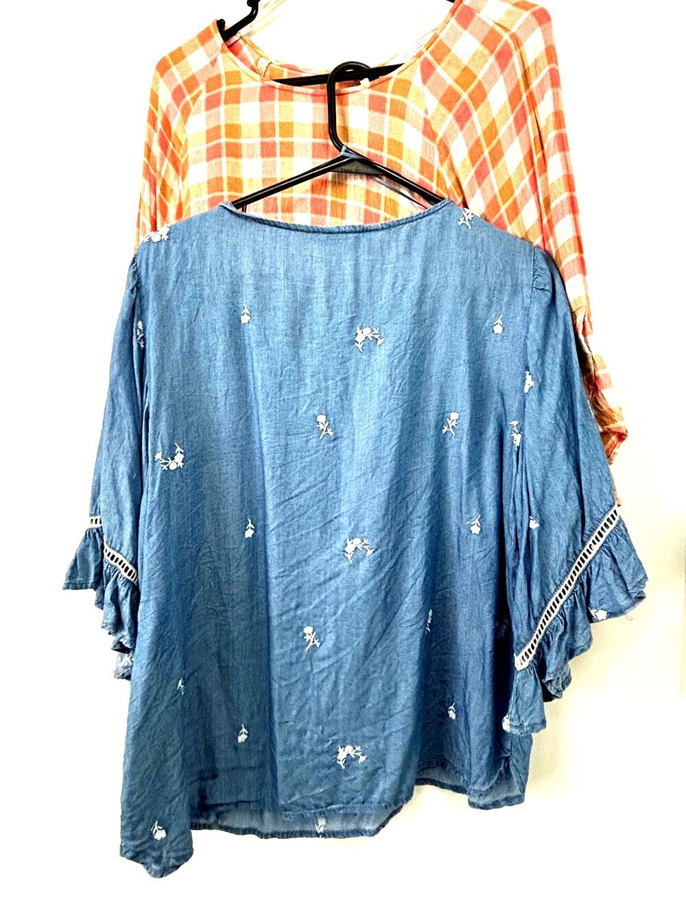 LC‎ Lauren Conrad Womens Multicolor Blouse Top Size Large Lot Of 2 1178T3 - Picture 2 of 12